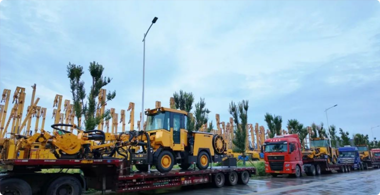 启程时刻 | w66利来锚杆钻车出发外洋矿山