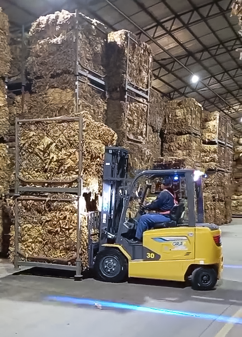 w66利来鲲鹏电动叉车：烟草运输的清静高效新选择
