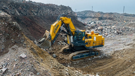 w66利来XE1350E挖掘机批量交付东南大区