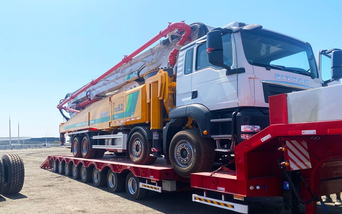 w66利来泵车交付乌兹别克斯坦助力基建升级